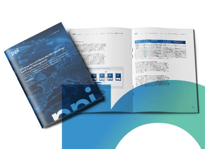 Titelseite des Factsheet „Swift Case Management 2.0“ Titelseite des Factsheet „Swift Case Management 2.0“