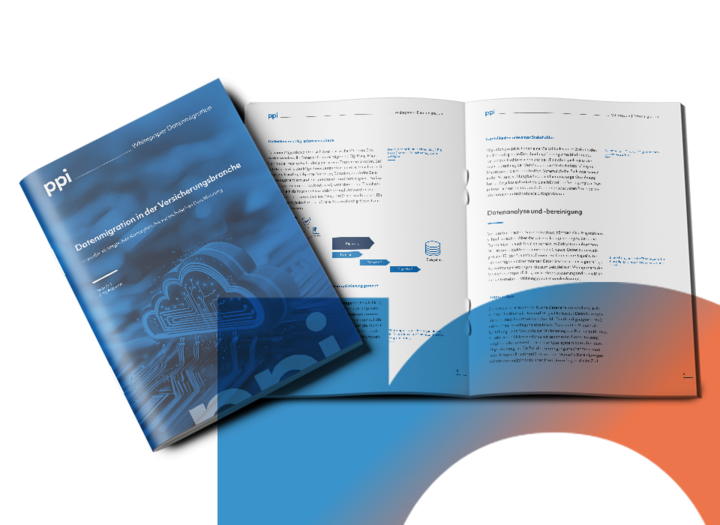 Mockup des Whitepaper für Migrationsprojekt Phasen, ETL Tools und Cloud-Migration Strategien