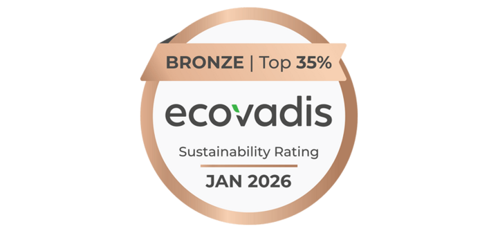 Logo: EcoVadis Bronzemedaille